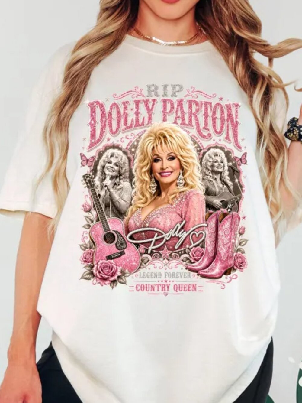 RIP Dolly Parton Shirt, In Loving Memory Dolly Parton Tee